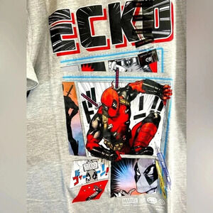 Marvel x Ecko - Deadpool - Medium Grey T Shirt  - BNWT - 🌮⚔️🐞
